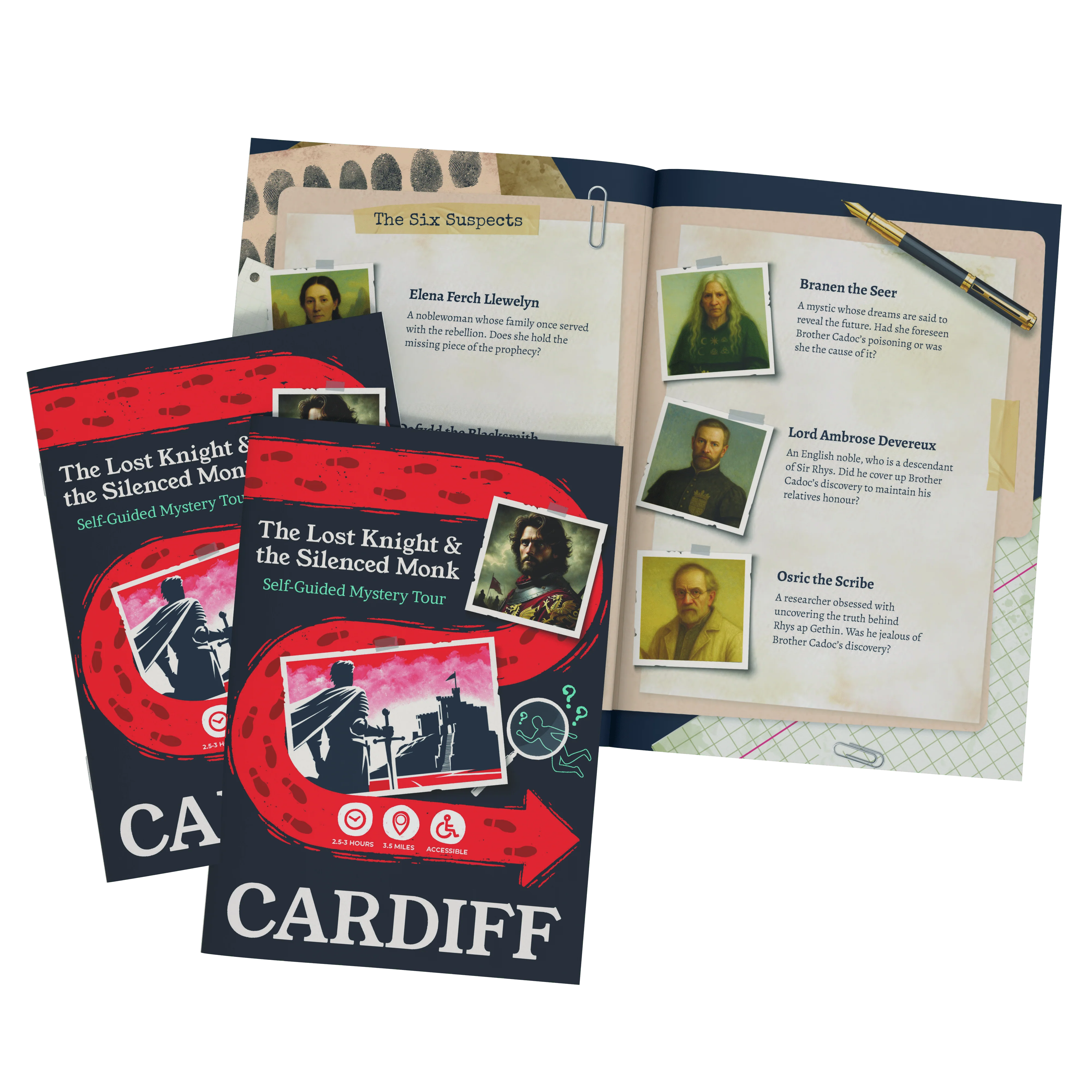 Outdoor Escape Room Cardiff - Self-Guided Murder Mystery Tour – The Lost Knight & the Silenced Monk - Image 4