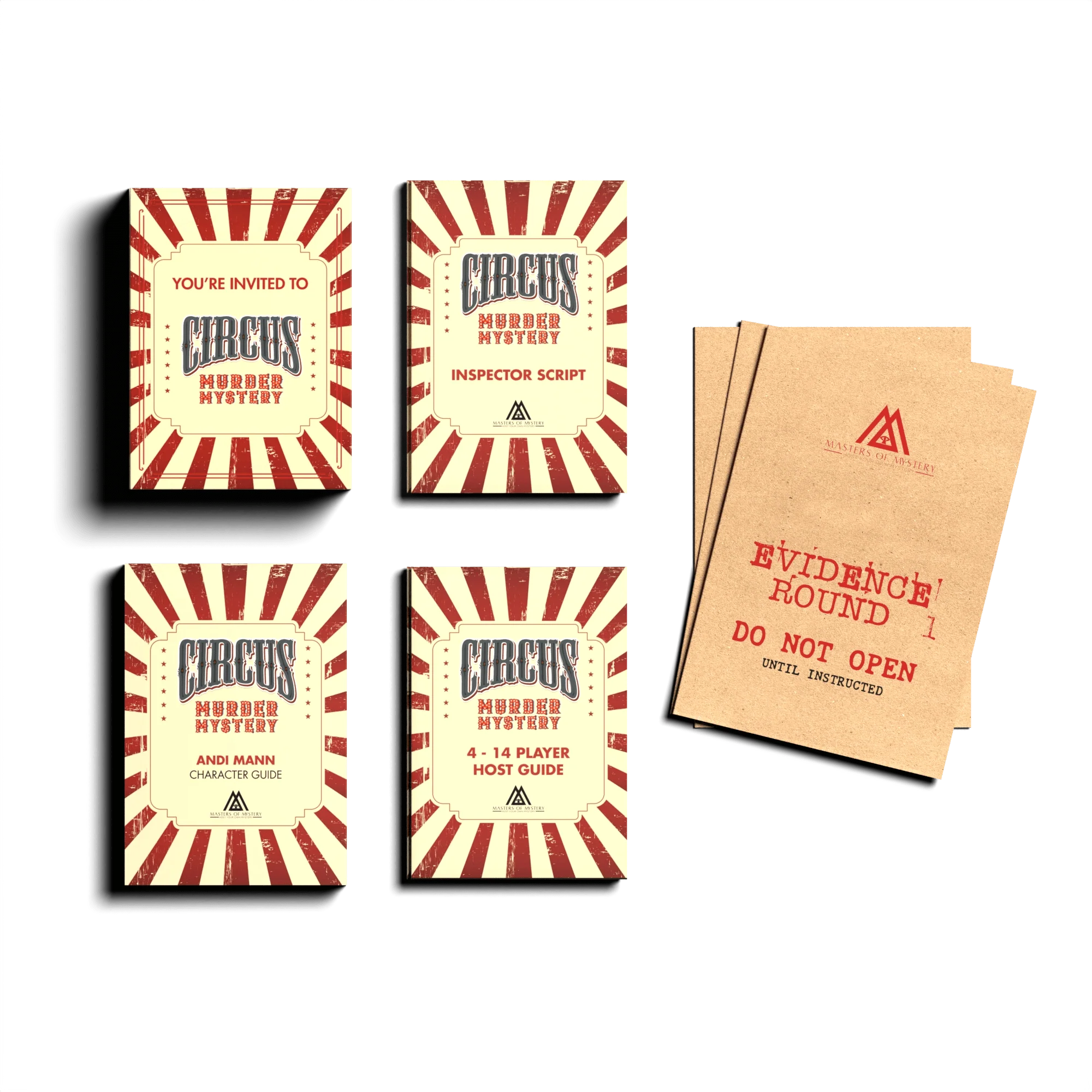 Expansion Pack - Circus Themed Murder Mystery Game Kit - Image 3