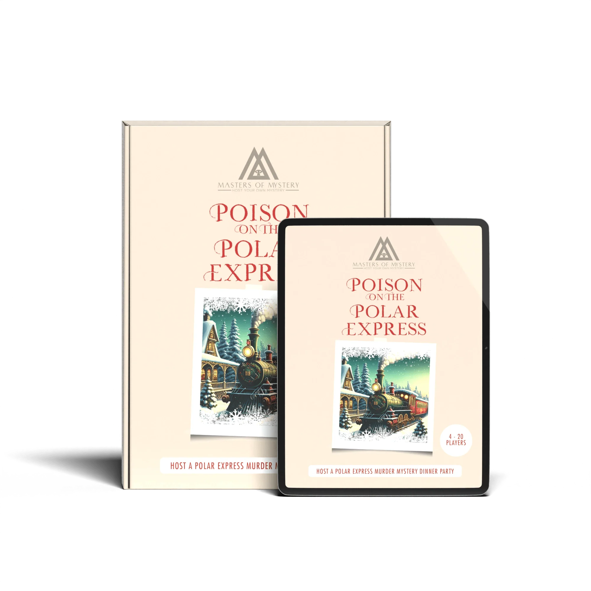 Polar Express Christmas Train Murder Mystery Game Kit