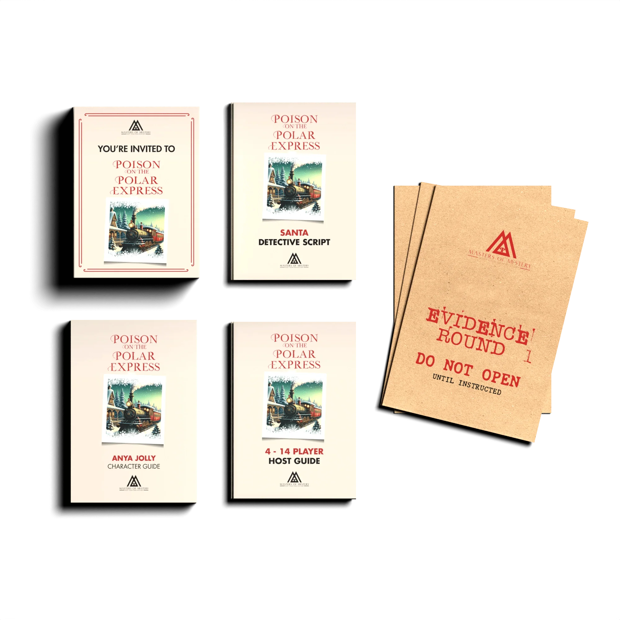 Polar Express Christmas Train Murder Mystery Game Kit - Image 4