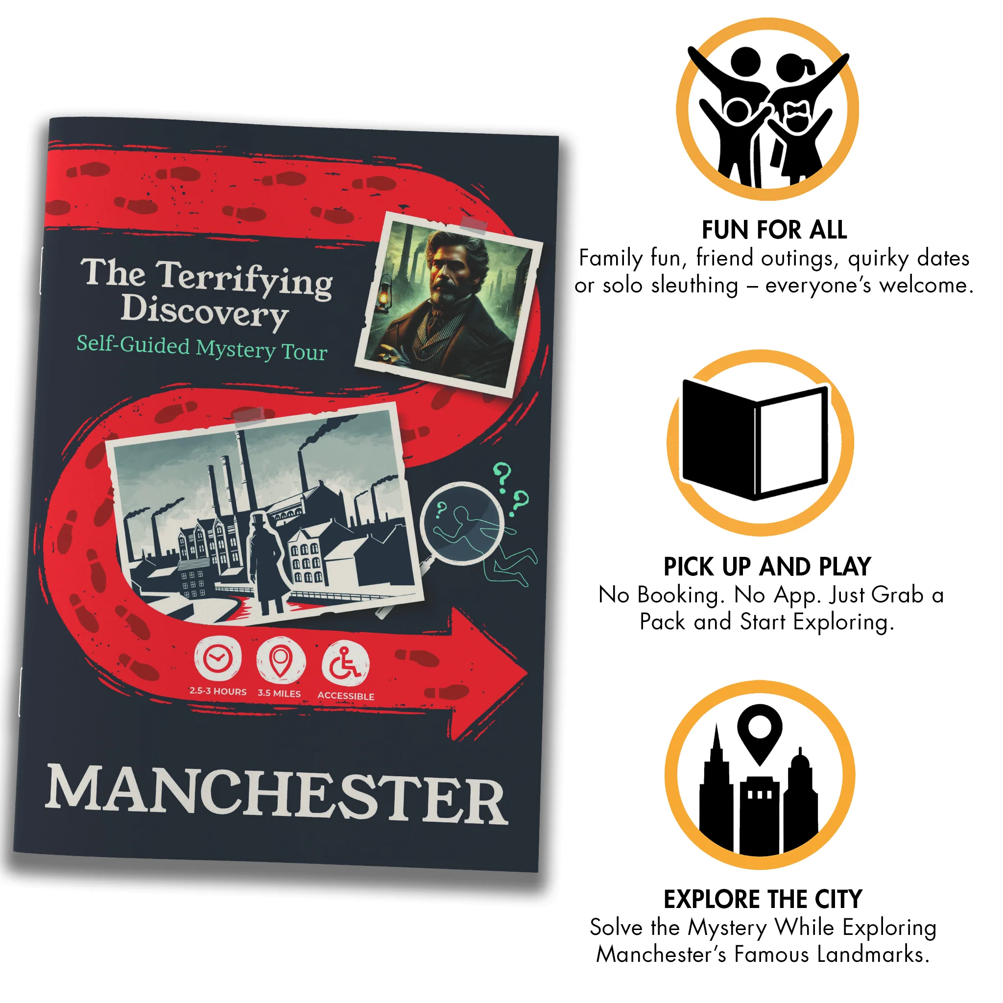 Outdoor Escape Room Manchester - Self-Guided Murder Mystery Tour – The Terrifying Discovery - Image 3