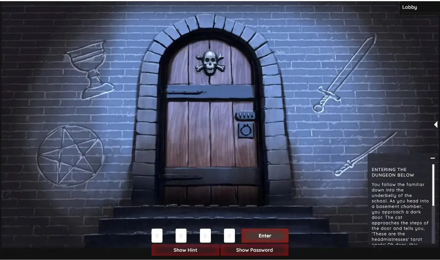 Wizard Themed Online Escape Room Game - The Curse of Vendrick - Image 4